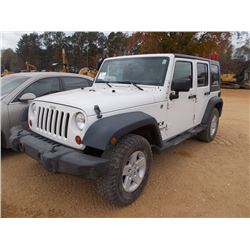 2009 JEEP WRANGLER UNLIMITED SUV, VIN/SN:1J4GA39169L735306 - 4X4, GAS ENG, 6 SPD TRANS, 4 DOOR, ODOM