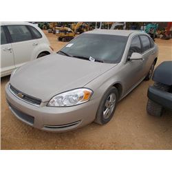 2009 CHEVROLET IMPALA LS SEDAN, VIN/SN:2G1WB57K491121567 - GAS ENGINE, AUTO TRANS, ODOMETER READING 