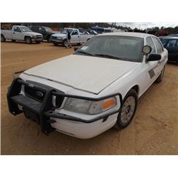 2006 FORD CROWN VICTORIA, VIN/SN:2FAFP71W66X143519 - V8 GAS ENG, A/T