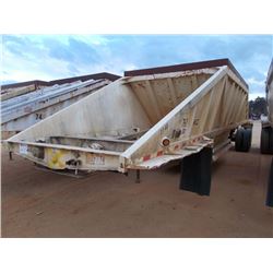 2001 RANCH BELLY DUMP TRAILER, VIN/SN:1R9BSE5001L008958 - 40', T/A, SPRING SUSPENTION, 11R24.5 TIRES