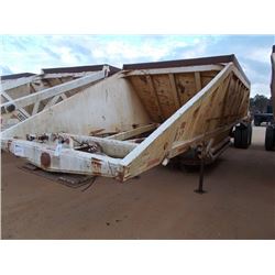 1995 RANCH BELLY DUMP TRAILER, VIN/SN:1R9BSE505SL008665 - T/A, 40', 70,000 GVW, SPRING SUSPENION, 11