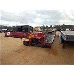 2013 MCLENDON RN52-24D LOWBOY TRAILER, VIN/SN:1M9RN5337DA776005 - DETACHABLE TRI-AXLE, NGB, 25' WELL
