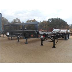 2010 VIKING FLATBED TRAILER, VIN/SN:1V9FC4829AN062550 - 48' LENGTH, 102" WIDE, AIR RIDE, SPREAD AXLE