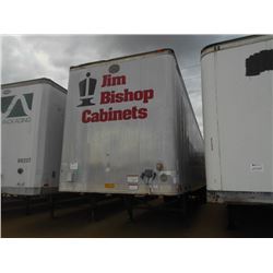 1999 GREAT DANE 7311 TJWEA VAN TRAILER, VIN/SN:1GRAA9621XS028005 - T/A, 48', BARN DOOR, 285/75R22.5 