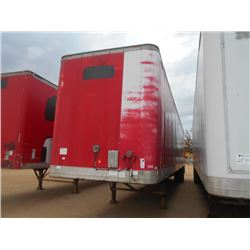 1986 GREAT DANE 711T45 VAN TRAILER, VIN/SN:1GRAA9028GB081406 - 45', T/A, LIFT GATE, 11R22.5 TIRES, S