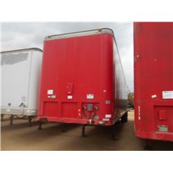 1986 FRUEHAUF FB8F24596 VAN TRAILER, VIN/SN:1H2V04523GH019104 - 45', T/A, LIFT GATE, 29575R22.5 TIRE