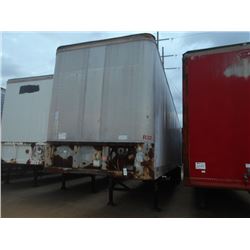 1979 FRUEHAUF FB9F245 VAN TRAILER, VIN/SN:CHV311829 - 45', T/A, BARN DOOR, 11R22.5 TIRES, SPOKE WHEE