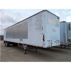 VAN TRAILER, - 42', T/A, ROLL UP DOOR, 11R22.5 TIRES (BILL OF SALE ONLY)