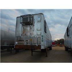 1986 UTILITY OFFICE TRAILER, VIN/SN:1UYVS2487GT489602 -T/A, 45' LENGTH, AIR RIDE SUSPENION, OFFICE A