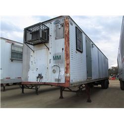 1979 DORSEY H7700 OFFICE TRAILER, VIN/SN:146026 - 40' LENGTH, AIR RIDE SUSPENION, OFFICE AND STORAGE