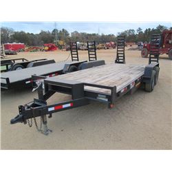 2011 LAWRIMORE 83X18 E2 UTILITY TRAILER, VIN/SN:5WUBU1820BF021909 - T/A, 16' LOAD DECK, DOVETAIL, RA