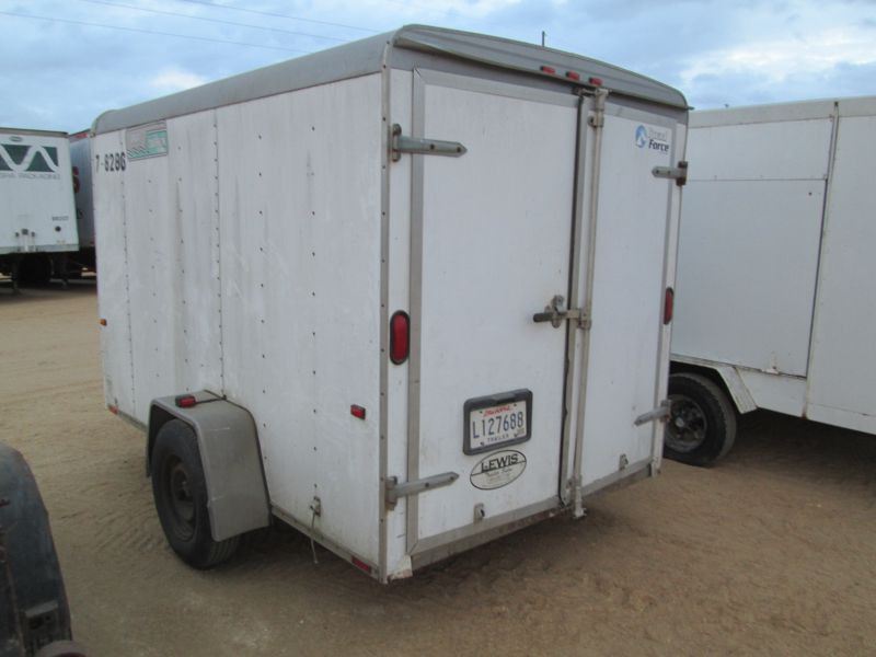 2007 ROAD FORCE (WELLS CARGO) COVERED UTILITY TRAILER, VIN/SN