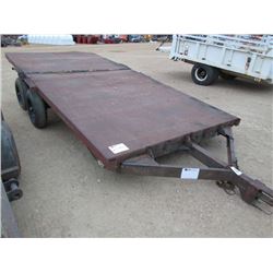 UTILITY TRAILER, - T/A, 16' LENGTH, FLAT DECK