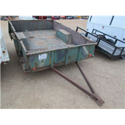 UTILITY TRAILER, - S/A, MILITARY, 78" WIDE, 9'7" LENGTH (BILL OF SALE ONLY)