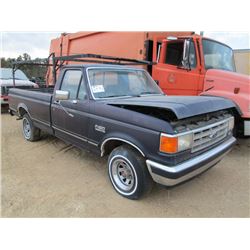1988 FORD F150 XLT PICKUP, VIN/SN:1FTDF15Y9JNA56401 - GAS ENGINE (DOES NOT OPERATE)