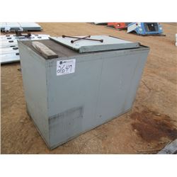 55" METAL STORAGE CABINET W/DRAWER