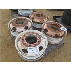 (4) 22.5X8.25 RIMS