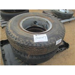 (2) 10.00-20 TIRES & RIMS
