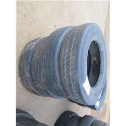 (4) 285/75R24.5 TIRES