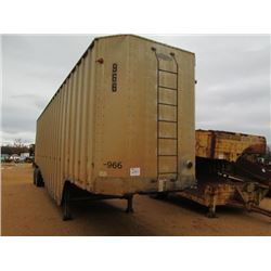 1995 PEERLESS 42-DC CHIP TRAILER, VIN/SN:1PLE04229SPA17405 - OPEN TOP, 295/75R22.5 TIRES ON STEEL DI