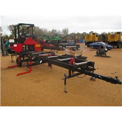 TIMBERKING 2000 PORTABLE SAWMILL, - METER READING 1,400 HOURS
