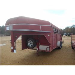 2004 CALICO 23' GOOSENECK HORSE TRAILER, VIN/SN:4GAHC162641000875 - P235/70R16 TIRES