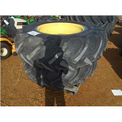 (2) 18.4-30 TIRES & RIMS