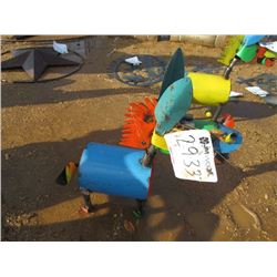 ABSTACT METAL HORSES