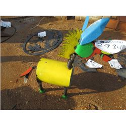 ABSTRACT METAL HORSES