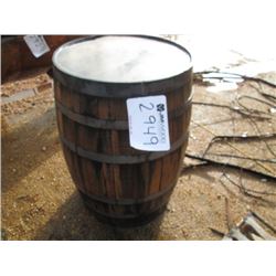 22" X 3' WOODEN BARREL