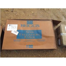 BRIGGS PORCELAN AND STEEL SINK