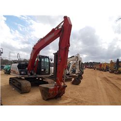 2012 LINK-BELT 130X2 HYDRAULIC EXCAVATOR, VIN/SN:EFCK25538 - 9' 8" STICK, ECAB W/AIR, HYD THUMB, MET
