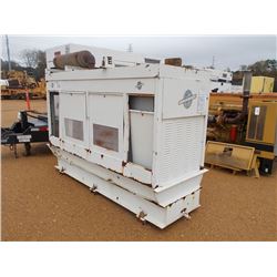 STEWART & STEVENSON 35GD-45 GENERATOR SET, VIN/SN:129373 - DIESEL ENG, METER READING 724 HOURS