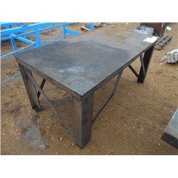 - 38" X 68" METAL TABLE
