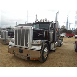 2009 PETERBILT 389 TRUCK TRACTOR, VIN/SN:1XPXD49X99D777324 - T/A, 500 HP CUMMINS ISX ENG, 18 SPD TRA