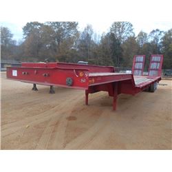 1979 LOWBOY TRAILER, VIN/SN:D791654 - T/A, 48' LENGTH, 108" WIDE, HYD RAMPS, 10.00R15 TIRES (BILL OF