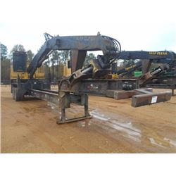 2002 TIGERCAT 250 LOG LOADER, VIN/SN:2500124 - HULTDINS GRAPPLE, ECAB W/AIR, MTD ON T/A TRAILER