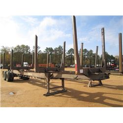 1995 PITTS LT-40-4 LOG TRAILER, VIN/SN:PE9LT40T3SP950196 - T/A, 4 BOLSTER, 11R24.5 TIRES ON STEEL DI