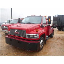 2005 GMC C5500 WRECKER TRUCK, VIN/SN:1GDE5C1225F525831 S/A, DURAMAX DIESEL ENG, A/T, VULCAN LIFT, 24