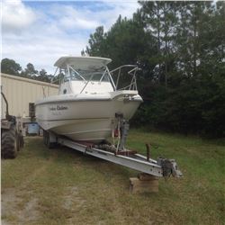 2001 BOSTON WHALER 280 OUTRAGE, VIN/SN:13584-1212023 - 28', TWIN GAS, OPERATED MERCRUISER 225 OPTIMA