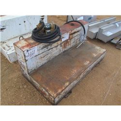 FUEL TANK, L-SHAOE, W/PUMP, HOSE & NOZZLE