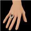 Image 4 : 14k Yellow Gold 13.50ct Ruby 2.00ct Diamond Ring