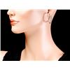 Image 4 : 14k White Gold 2.80ct Diamond Earrings
