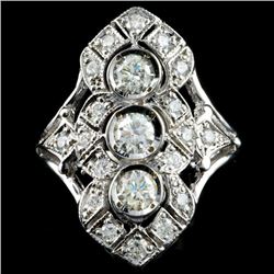 14k White Gold 1.50ct Diamond Ring