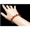 Image 5 : 14k Gold 55.00ct Ruby 1.35ct Diamond Bracelet