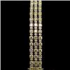 Image 2 : 18K Gold 13.95ct Fancy Color Diamond 16.95ct Diamond Bracelet