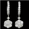 Image 1 : 14k White Gold 2.00ct Diamond Earrings