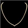 Image 1 : 18k Yellow Gold 8.50ct Diamond Necklace