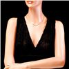 Image 3 : 18k Yellow Gold 8.50ct Diamond Necklace