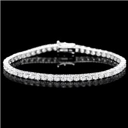 18k White Gold 7.50ct Diamond Bracelet